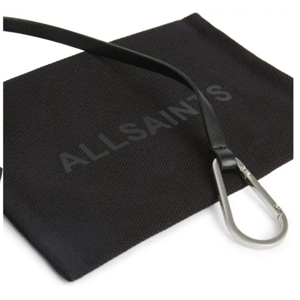 ALL SAINTS Celeste Clarendon Canvas Tote Black - Picture 11 of 14